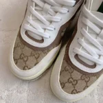 Gucci Unisex Gucci Re-Web Sneaker-Brown 807057AADHW