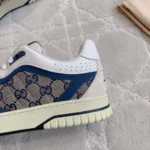 Gucci Unisex Gucci Re-Web Sneaker-Navy 787476AADHW - Image 7