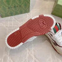 Gucci Unisex Gucci Re-Web Sneaker-Red 818001AADKA (1)