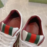 Gucci Unisex Gucci Re-Web Sneaker-Red 818001AADKA