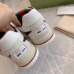 Gucci Unisex Gucci Re-Web Sneaker-Red 818001AADKA