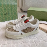 Gucci Unisex Gucci Re-Web Sneaker-White ‎785452AADHW (1)