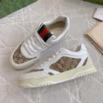 Gucci Unisex Gucci Re-Web Sneaker-White ‎785452AADHW