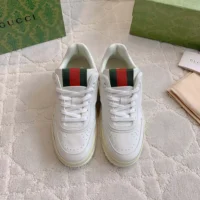Gucci Unisex Re-Web Sneaker-White 785728AADJ9 (1)
