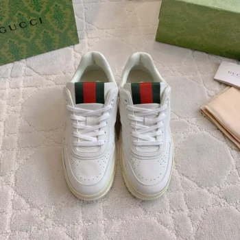 Gucci Unisex Re-Web Sneaker-White 785728AADJ9