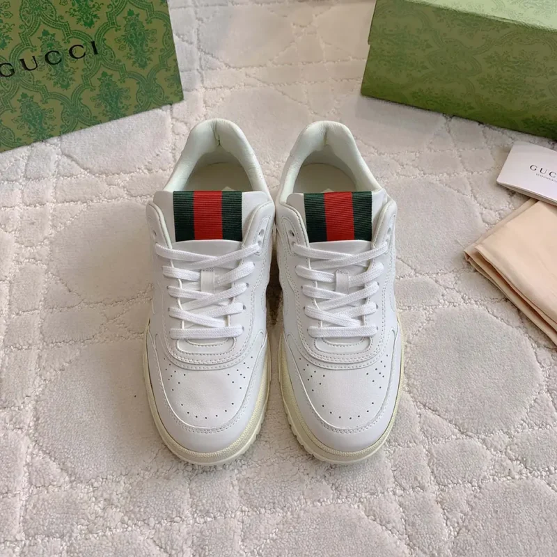 Gucci Unisex Re-Web Sneaker-White 785728AADJ9