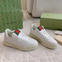 Gucci Unisex Re-Web Sneaker-White 785728AADJ9 (1)