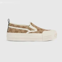 Gucci Unisex Slip-on Sneaker-Dark Brown ‎836059FAENW9746
