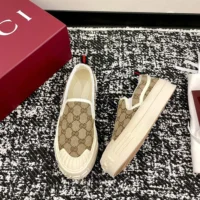 Gucci Unisex Slip-on Sneaker-Dark Brown ‎836059FAENW9746 (1)