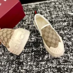 Gucci Unisex Slip-on Sneaker-Dark Brown ‎836059FAENW9746 - immagine 6