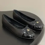Gucci Women Ballet Flat with Double G-Black 835805BNC80
