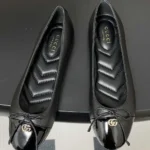 Gucci Women Ballet Flat with Double G-Black 835805BNC80