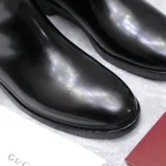 Gucci Women Boot with Slim Horsebit-Black 805310AADZD