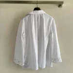 Gucci Women Cotton Poplin Shirt with Embroidery 826591ZAJP1