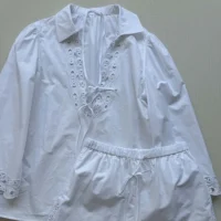 Gucci Women Cotton Poplin Shirt with Embroidery 826591ZAJP1 (1)