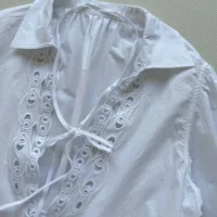 Gucci Women Cotton Poplin Shirt with Embroidery 826591ZAJP1 (1)