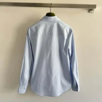 Gucci Women Cotton Poplin Shirt with Embroidery 835799Z7ADR (1)