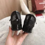 Gucci Women GG Crystal Ballet Flat-Black 835809FAEQ0