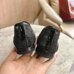 Gucci Women GG Crystal Gucci Jordaan Loafer-Black 835483FAEQ0