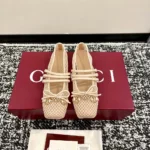 Gucci Women Gucci Horsebit Ballet Flat 835077FAEQZ