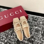 Gucci Women Gucci Horsebit Ballet Flat 835077FAEQZ