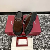 Gucci Women Mule with Horsebit-Dark Brown 835829AAE3R (1)