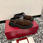 Gucci Women Mule with Horsebit-Dark Brown 835829AAE3R