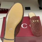 Gucci Women Princetown Slipper-Bordeaux 802163FAEUF