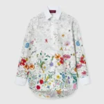 Gucci Women Printed Cotton Poplin Shirt 835947Z7AS6