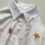 Gucci Women Printed Cotton Poplin Shirt 835947Z7AS6