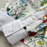 Gucci Women Printed Cotton Poplin Shirt 835947Z7AS6 (1)