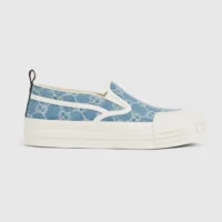 Gucci Women Slip-on Sneaker-Light Blue ‎836059FAEZJ4646 (1)