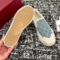 Gucci Women Slip-on Sneaker-Light Blue ‎836059FAEZJ4646 (1)