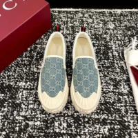 Gucci Women Slip-on Sneaker-Light Blue ‎836059FAEZJ4646 (1)