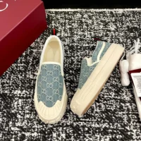 Gucci Women Slip-on Sneaker-Light Blue ‎836059FAEZJ4646 (1)