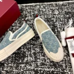 Gucci Women Slip-on Sneaker-Light Blue ‎836059FAEZJ4646