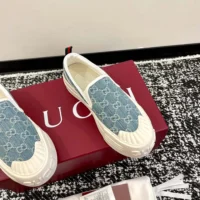 Gucci Women Slip-on Sneaker-Light Blue ‎836059FAEZJ4646 (1)
