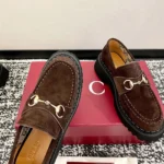 Gucci Women Loafer with Horsebit-Dark Brown ‎834772AADUN – Image 5