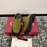 Gucci Women mule with Horsebit-Dark Green 835829AAE3R