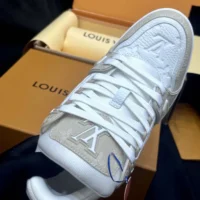 Louis Vuitton LV Unisex LV Trainer Sneaker-Beige 1AIKMH (1)