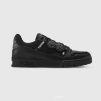 Louis Vuitton LV Unisex LV Trainer Sneaker-Black 1AIKRS (1)