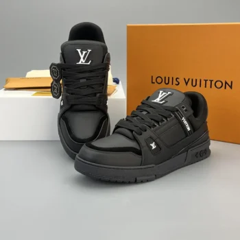Louis Vuitton LV Unisex LV Trainer Sneaker-Black 1AIKRS