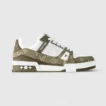 Louis Vuitton LV Unisex LV Trainer Sneaker-Green 1AIKN1