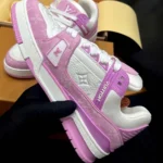 Louis Vuitton LV Unisex LV Trainer Sneaker-Pink 1AIKNL