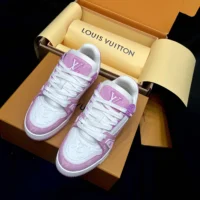 Louis Vuitton LV Unisex LV Trainer Sneaker-Pink 1AIKNL (1)