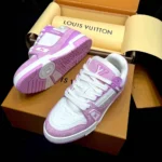 Louis Vuitton LV Unisex LV Trainer Sneaker-Pink 1AIKNL