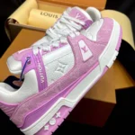 Louis Vuitton LV Unisex LV Trainer Sneaker-Pink 1AIKNL
