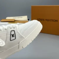 Louis Vuitton LV Unisex LV Trainer Sneaker-White 1AIKR9 (1)