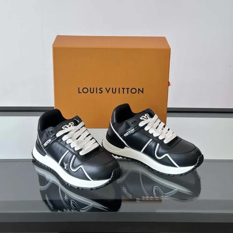 Louis Vuitton LV Unisex Run Away Maxi Sneaker-Black 1AHSS0