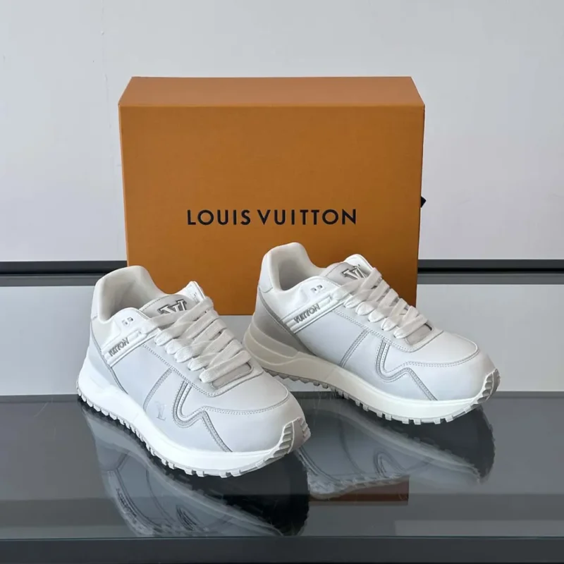 Louis Vuitton LV Unisex Run Away Maxi Sneaker-White 1AHSRL